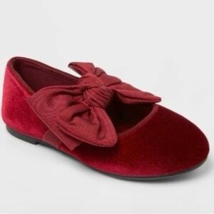 Toddler Girls' Chloe Mary Jane Flats - Cat & Jack™ Red Size 6T New